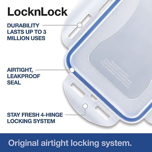 Lock & Lock Airtight Food Storage Container with Lid, 11 Cup
