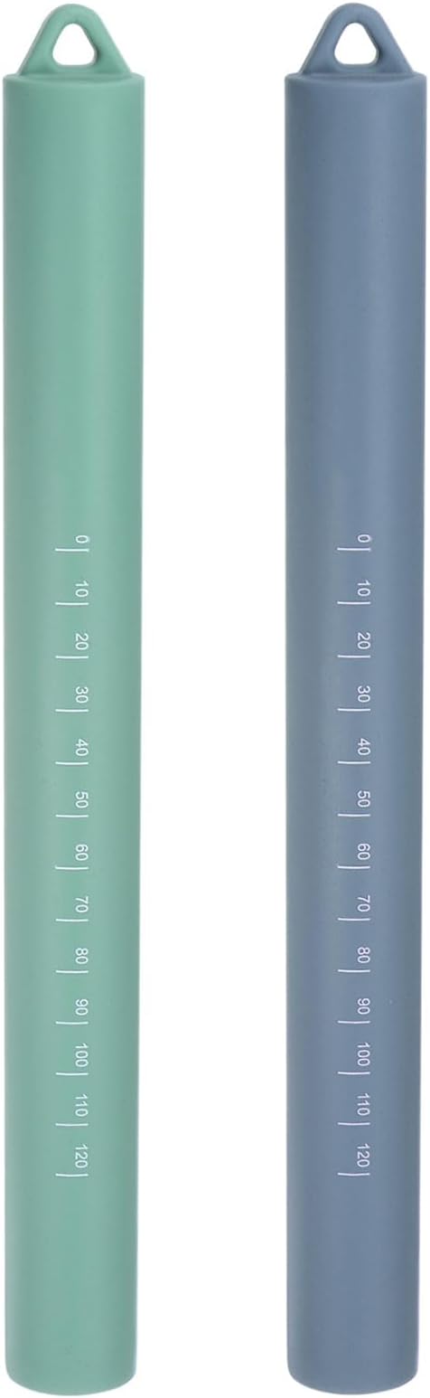 HARFINGTON 2pcs Silicone Rolling Pin 10" Stainless Silicone Surface Non-Stick by HARFINGTON