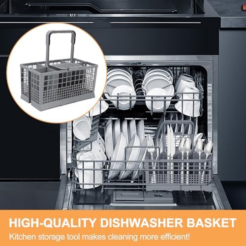 Tbest Dishwasher Silverware Basket, 7 Compartments 9.5 x 5.4 x 4.8