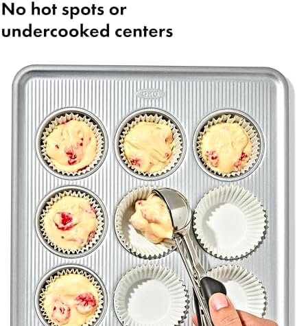 OXO Good Grips Non-Stick Pro Clear Coated Metal Bakeware 12 Cup Muffin