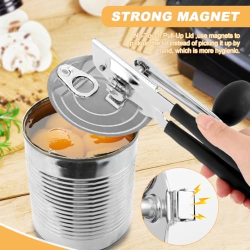 Commercial Can Opener Heavy Duty, Hand Crank for Large Cans,2pcs