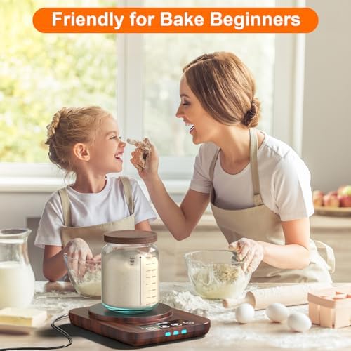 Sourdough Starter Warmer Mat, 70-110°F, Wood Grain