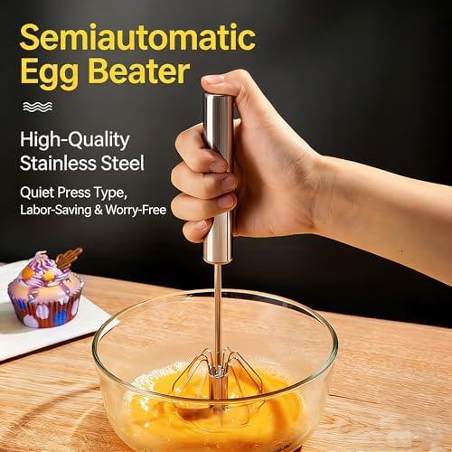 3 Packs Stainless Steel Whisk Set,Whisks for Cooking Non Scratch.