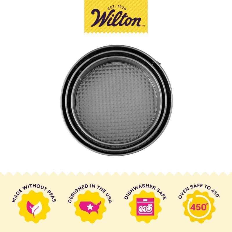 Wilton Gold Non-Stick Springform Pan Set, Made Without PFAS