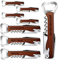 Lounsweer 8 Set Groomsmen Bottle Opener Corkscrew Wine Opener