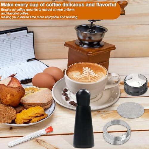 58mm Espresso Accessories Kit, Espresso Distributor, Dosing Funnel and