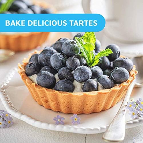 MontoPack Disposable 5" Aluminum Foil Pie/Tart Pan (50 Pack) | 5 Inch