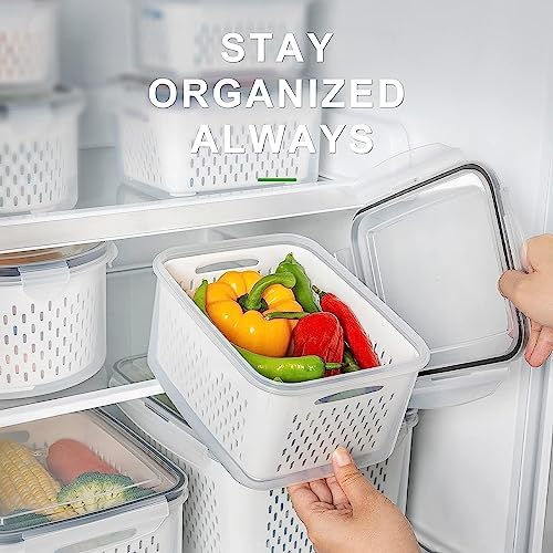 Freshmage Fruit Storage Containers, 4 PCS