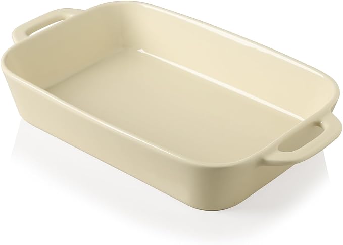 Sweejar Ceramic Bakeware Set, 9x13 Rectangular Baking Dish by Sweejarco1949