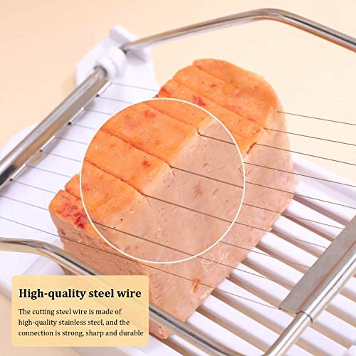 Stainless Steel Luncheon Meat & Egg Slicer, 10 Slices