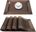 PIGCHCY Place Mats Heat-Resistant Non Slip Placemats Washable Easy to