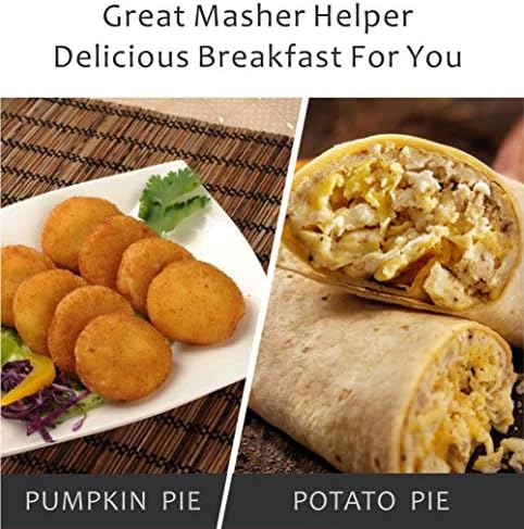 Potato Masher, Heavy Duty Potato Smasher with Durable Sturdy Grips