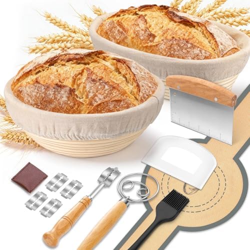 P&P CHEF Sourdough Bread Baking Supplies, Sourdough Starter Kit