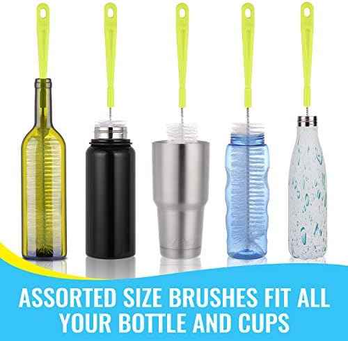 Bottle Cleaning Brush Set with Straw Brush