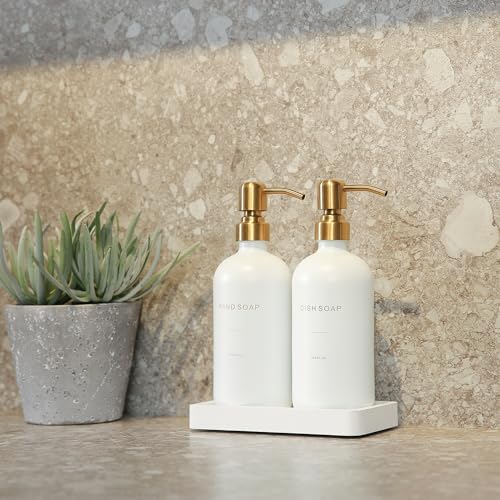 Prus Waso Gold Soap Dispenser Set