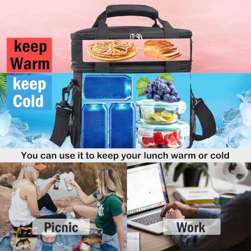 JOINGO Tactical Lunch Box for Men/Women, 16L Expandable Insulated
