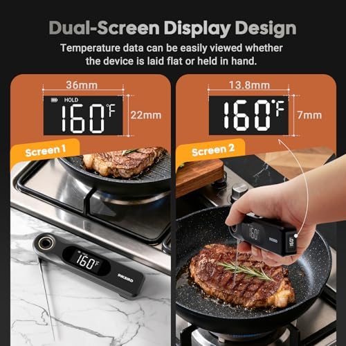 INKBIRD Rechargeable Instant Read Thermometer, 1.8mm Probe
