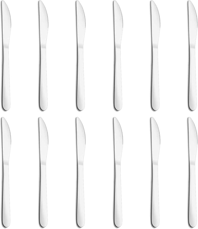 12 Pieces Butter Knives Set by Gymdin