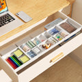 Large Expandable Drawer Organizer Tray, Adjustable Desk Drawer