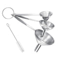 Small Funnels for Filling Bottles, Food Grade Mini Metal Funnel for by BLIGKO
