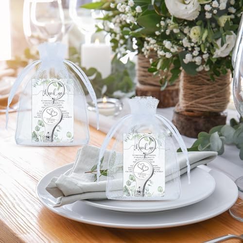 Fulmoon Wedding Multi Function Bottle Opener Nail Clipper, 100 Sets