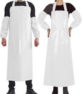 ELEBOX Waterproof Oil Proof Bib Apron Utility Apron Chemical Resistant Apron by ELEBOX