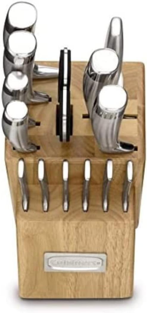 CUISINART Block Knife Set, Lightweight, Stainless Steel, Durable & Dishwasher - Image 2