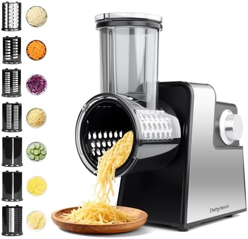 Electric Cheese Grater, 7 in 1 Stainless Steel