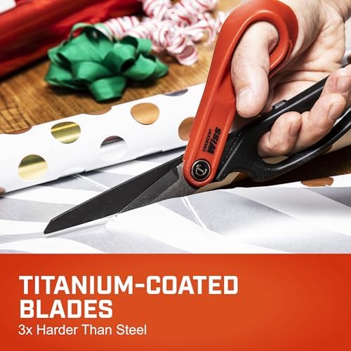 Crescent Wiss 10" Heavy-Duty Titanium Coated Tradesman Shears | CW10TM