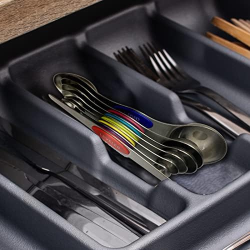 Measuring Spoons Set, Dual Sided(7PCS), Magnetic Measuring Spoons