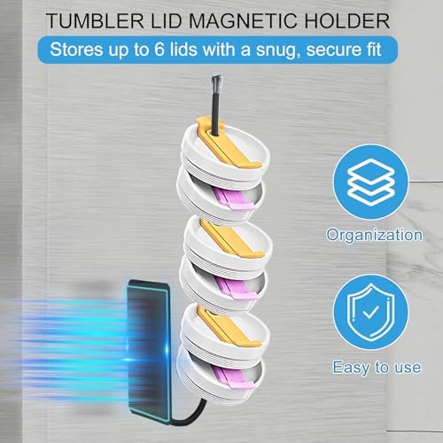 Strong Magnetic Stanley Cup Holder for Fridge, 2 Pack Magnetic Water