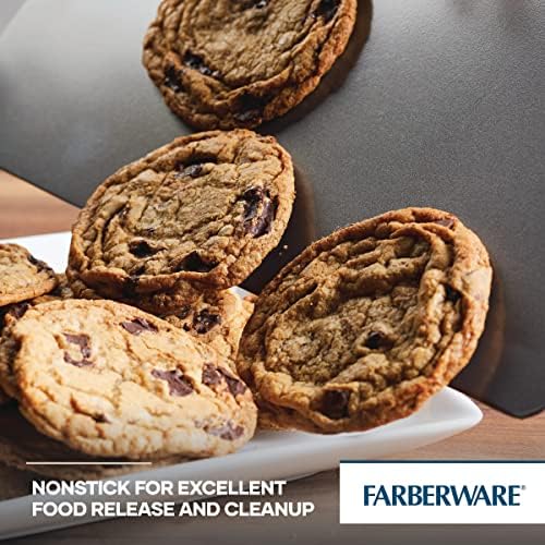 Farberware GOLDEN BAKE Nonstick Jumbo Baking Cookie Sheet, Light Gray