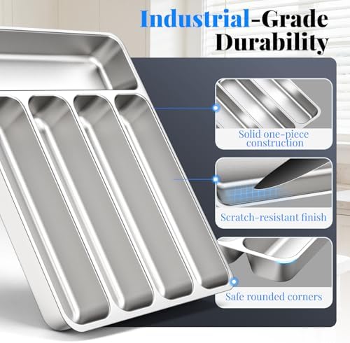 IKOCO Stainless Steel Silverware Organizer