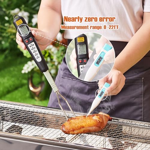 Instant Read Digital Meat Thermometer Fork