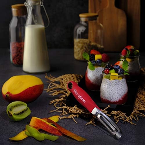 Microplane Professional Serrated Swivel Peeler for Tomato and Kiwi
