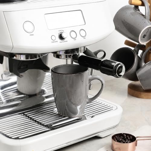 FUN ELEMENTS Coffee Mugs Set of 6, 12.8 oz Ceramic Speckled Coffee