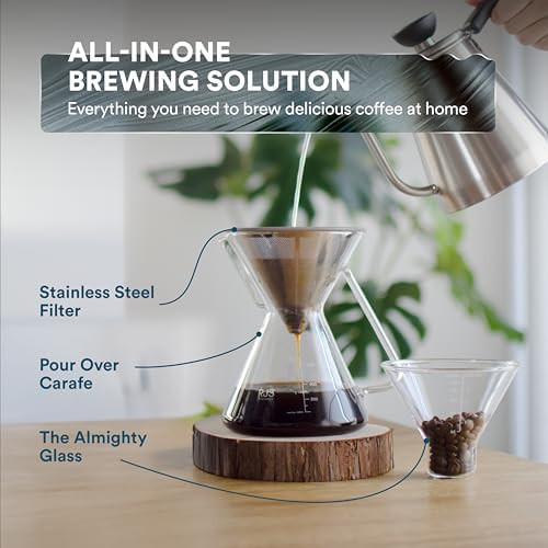 ovalware Paperless Stainless Steel Pour Over Coffee Dripper