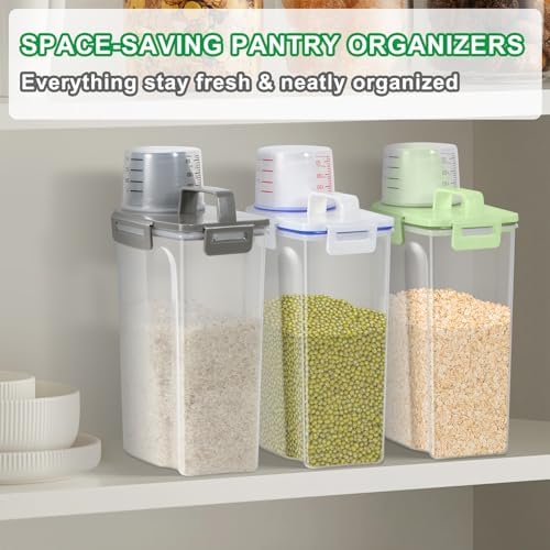 TBMax Rice Container Cereal Storage Container 2 Pack 5 Lbs, Kitchen