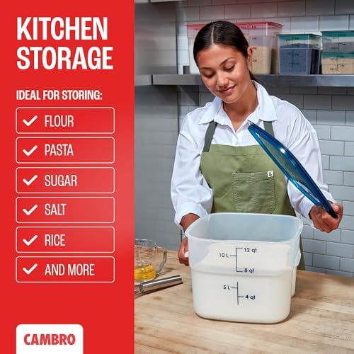 Cambro FreshPro 12 Quart Food Storage Container with Lid