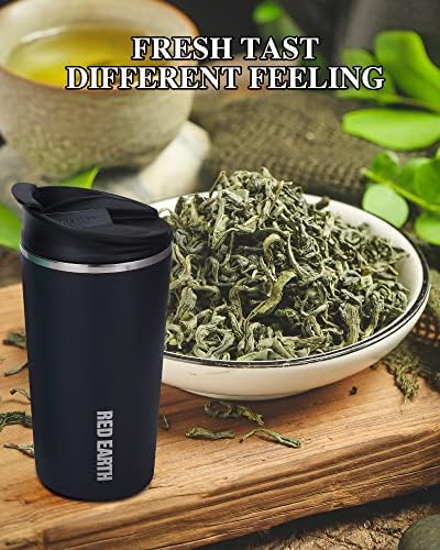 GiNT 17oz Travel Tea Mug with Infuser, 2 Lids. Vacuum Insulated 316