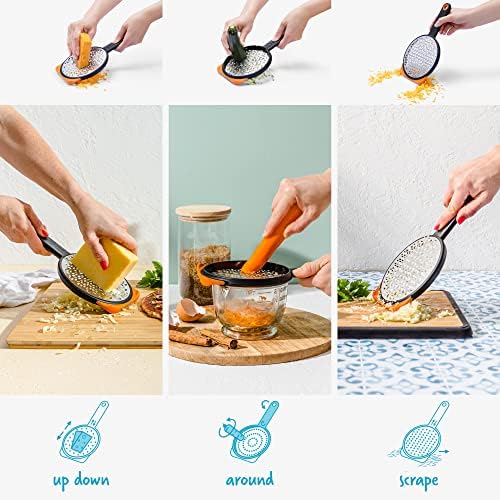 Dreamfarm Ograte 6mm Cheese Grater, Orange