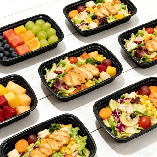 30Pack-24oz Meal Prep Containers Reusable with Lids - BPA-Free Plastic
