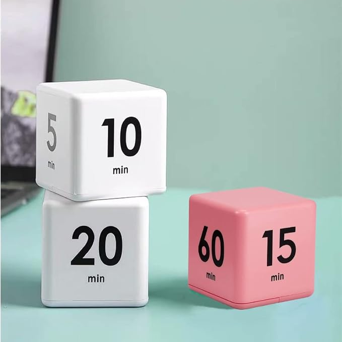 Feilifan Cube Timer, Productivity Flip Timer - Image 2