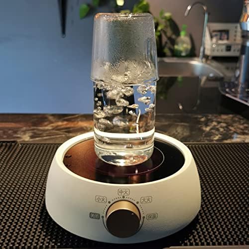 ZILJJ 17 oz/500ml Bedside Water Carafe and Glass Set with Cup, Clear