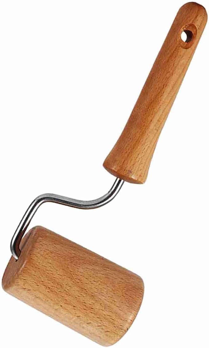 Small Rolling Pin, Pizza Dough Roller, Non Stick Wood Pastry Roller, Kitchen - Image 9