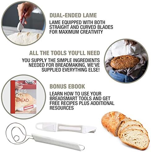 Breadsmart Artisan Bread Making Kit - 5PC Sourdough Bread Baking