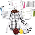 AIKEXIN Stainless Steel Measuring Cups & Spoons Set, Precision Baking
