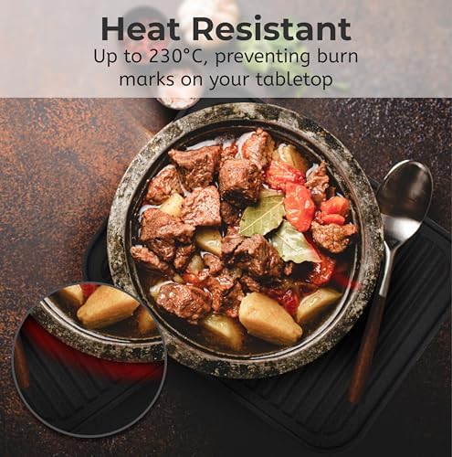 Silicone Trivets for Hot Dishes, Pots, Pans (4 Pack) - Heat-Resistant