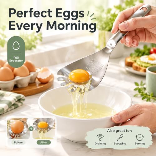 5-in-1 Stainless Steel Cooking Spoon, Multifunctional Kitchen Utensil
