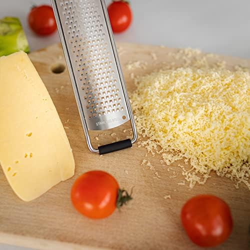 Deiss PRO Lemon Zester & Heavy Duty Cheese Grater & Vegetable Grater
